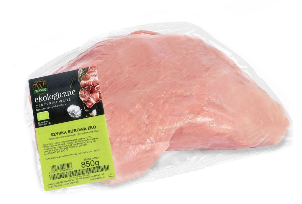 SZYNKA SUROWA BIO (około 0,80 kg) – WASĄG (NA ZAMÓWIENIE)
