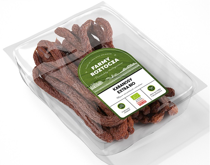 KABANOSY EXTRA BIO (około 1,00 kg) – FARMY ROZTOCZA (NA ZAMÓWIENIE)