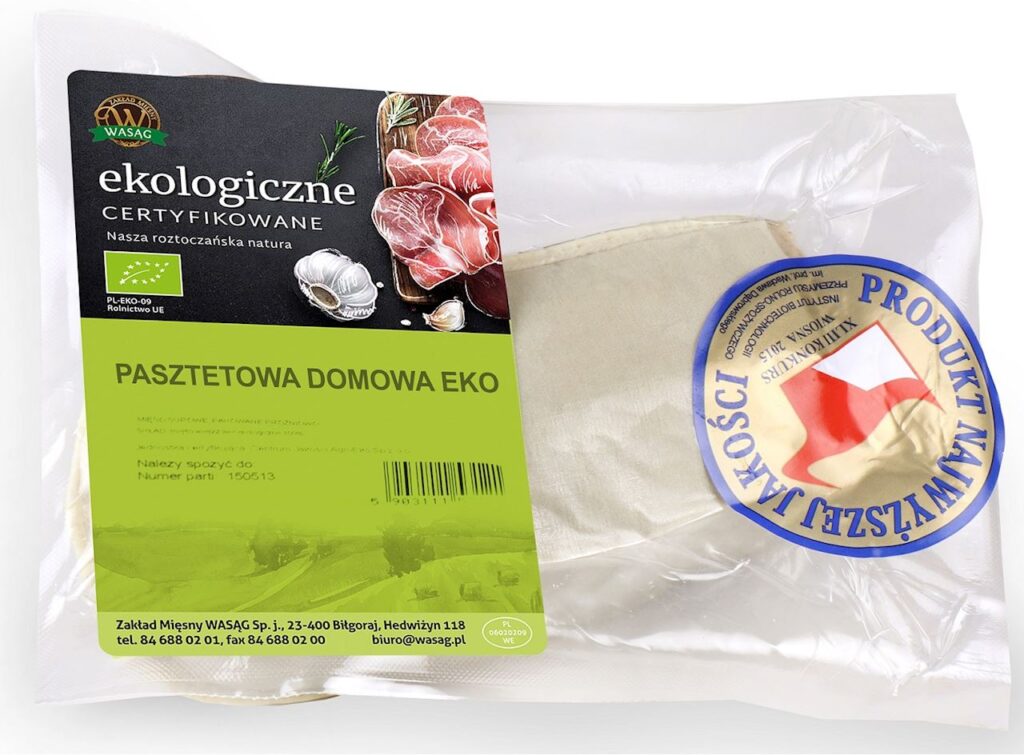 PASZTETOWA DOMOWA BIO (około 0,35 kg) – WASĄG (NA ZAMÓWIENIE)