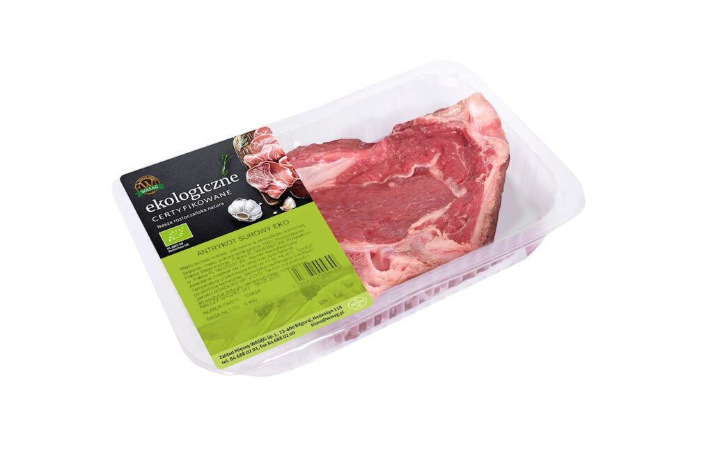 ANTRYKOT WOŁOWY Z KOŚCIĄ SUROWY BIO (około 0,35 kg) – WASĄG (NA ZAMÓWIENIE)