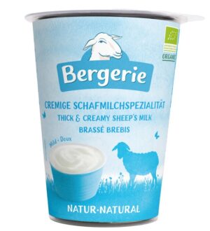 OWCZY KREMOWY JOGURT NATURALNY BIO 400 g - BERGERIE