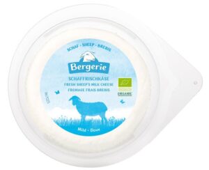 OWCZY SEREK TWAROGOWY BIO 100 g - BERGERIE