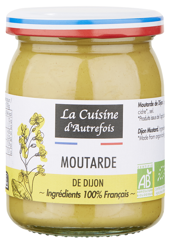 MUSZTARDA DIJON BIO 215 g –  LA CUISINE D AUTREFOIS