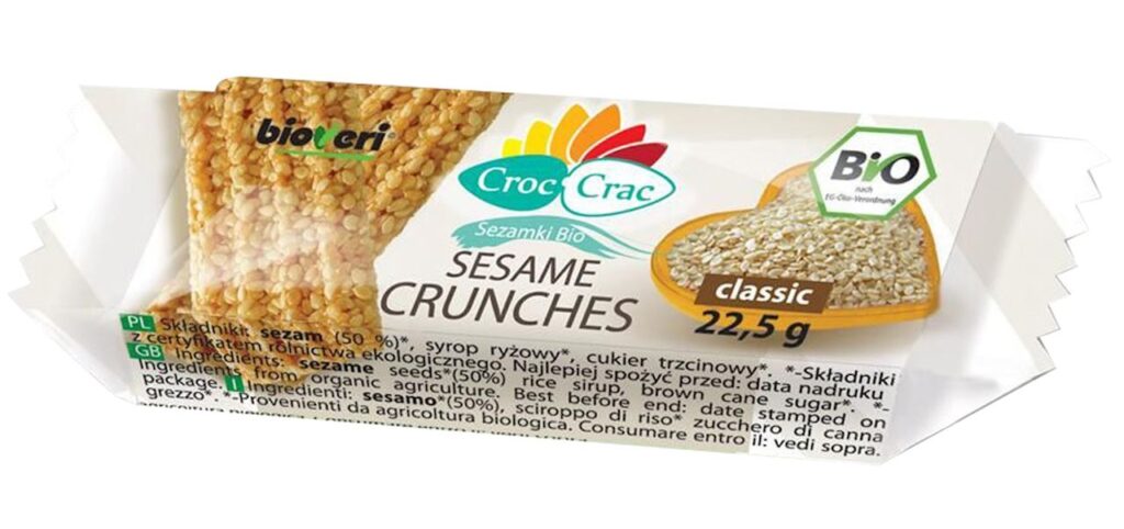 SEZAMKI CLASSIC BIO 22,5 g – CROC-CRAC (BIOVERI)