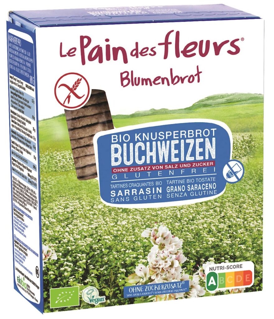 PIECZYWO CHRUPKIE PROTEINOWE GRYCZANE BEZ DODATKU SOLI I CUKRU BEZGLUTENOWE BIO 150 g – LE PAIN DES FLEURS