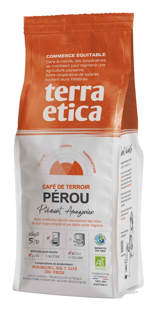 KAWA MIELONA ARABICA 100 % PERU FAIR TRADE BIO 250 g – TERRA ETICA