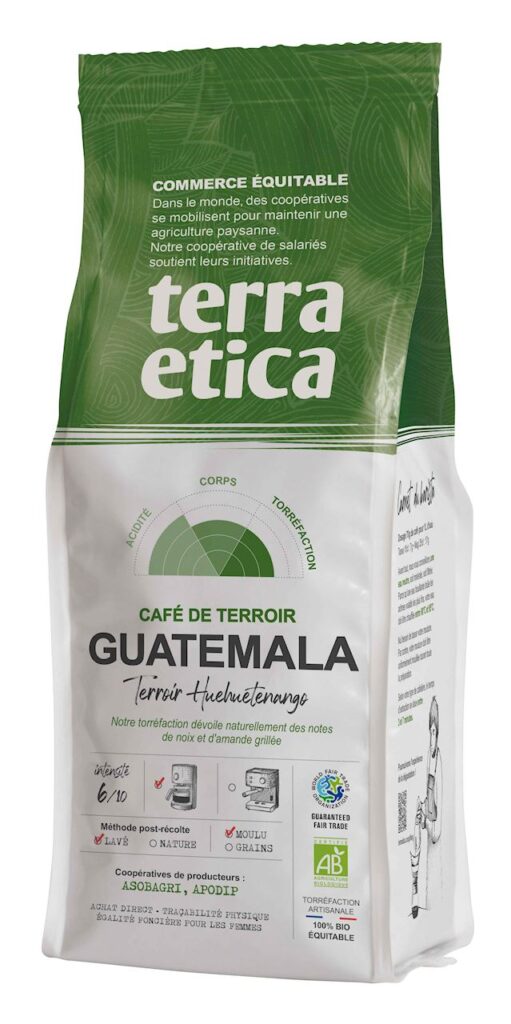 KAWA MIELONA ARABICA 100 % GWATEMALA FAIR TRADE BIO 250 g – TERRA ETICA