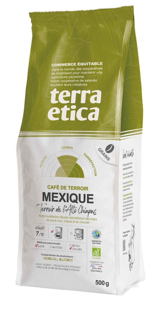 KAWA ZIARNISTA ARABICA 100 % MEKSYK BIO 500 g – TERRA ETICA