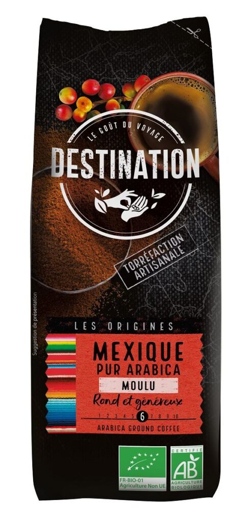 KAWA MIELONA ARABICA 100 % MEKSYK FAIR FOR LIFE BIO 250 g – DESTINATION