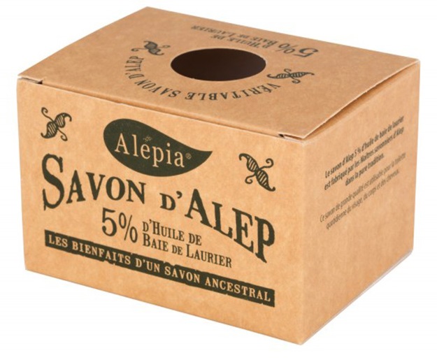 MYDŁO Z ALEPPO W KOSTCE Z OLEJEM LAUROWYM 5 % 190 g – ALEPIA