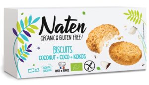 CIASTKA KOKOSOWE BEZGLUTENOWE BIO 150 g - NATEN