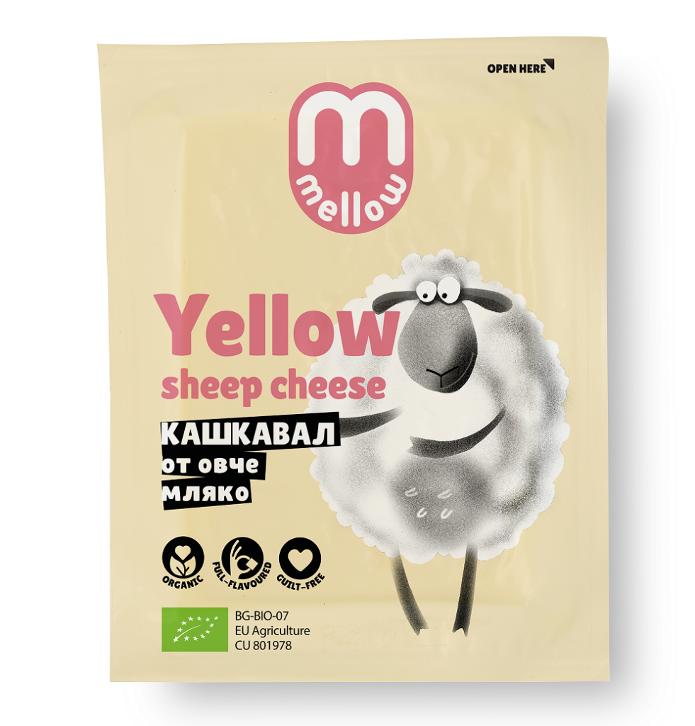 OWCZY SER ŻÓŁTY KASHKAVAL BIO 200 g – MMELLOW