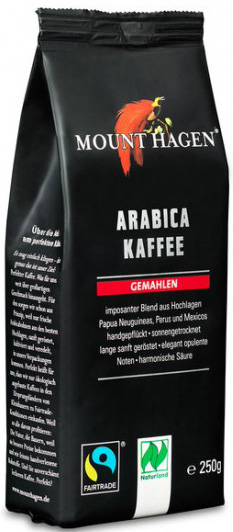 KAWA MIELONA ARABICA 100 % FAIR TRADE BIO 250 g – MOUNT HAGEN