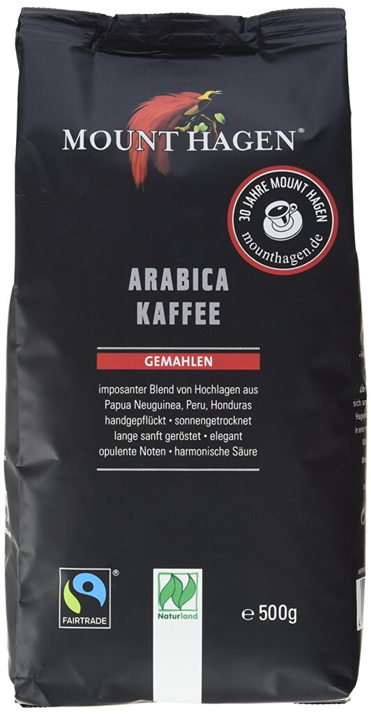 KAWA MIELONA ARABICA 100 % FAIR TRADE BIO 500 g – MOUNT HAGEN