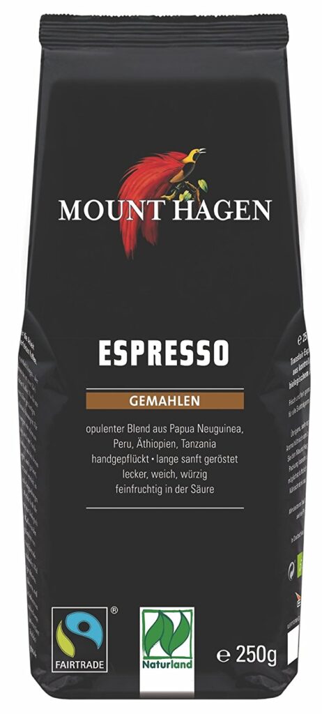 KAWA MIELONA ARABICA 100 % ESPRESSO FAIR TRADE BIO 250 g – MOUNT HAGEN