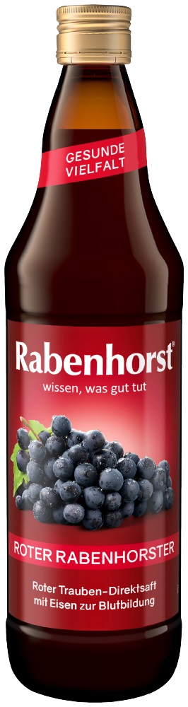 SOK Z CZERWONYCH WINOGRON NFC Z ŻELAZEM 750 ml – RABENHORST
