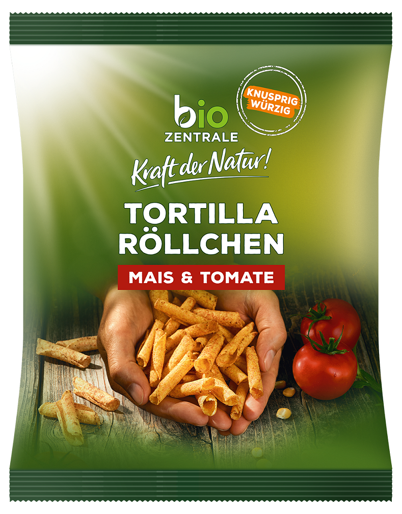 CHIPSY TORTILLA RURKA POMIDOROWE BEZGLUTENOWE BIO 125 g – BIO ZENTRALE