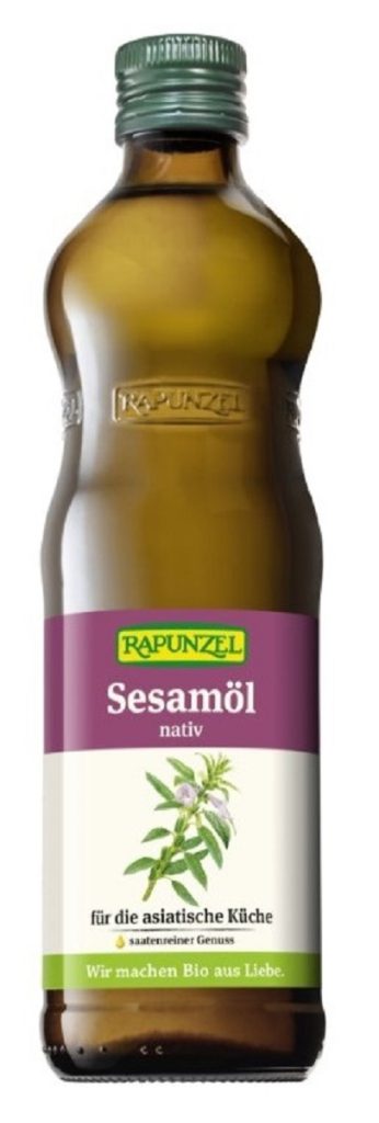 OLEJ SEZAMOWY TŁOCZONY NA ZIMNO BIO 500 ml – RAPUNZEL