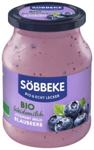 JOGURT KREMOWY JAGODOWY BIO 500 g (SŁOIK) - SOBBEKE