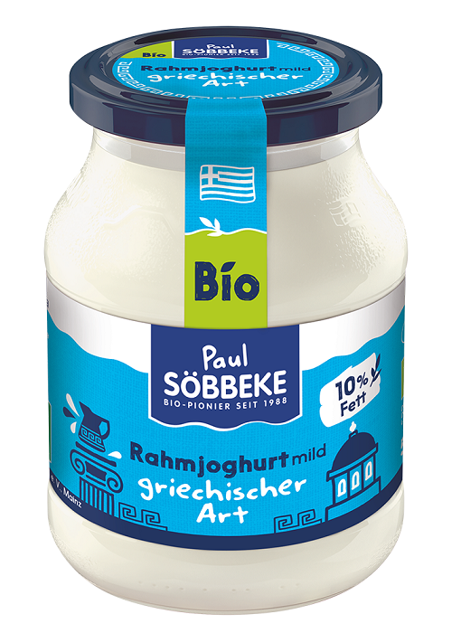 JOGURT NATURALNY TYPU GRECKIEGO KREMOWY BIO 500 g (SŁOIK) – SOBBEKE