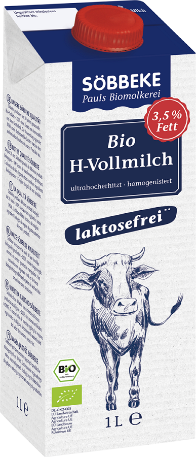 MLEKO BEZ LAKTOZY (3,5 % TŁUSZCZU) BIO 1 L – SOBBEKE