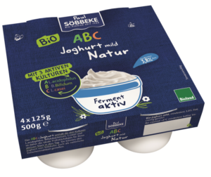 JOGURT PROBIOTYCZNY ABC BIO (4 x 125 g) 500 g - SOBBEKE