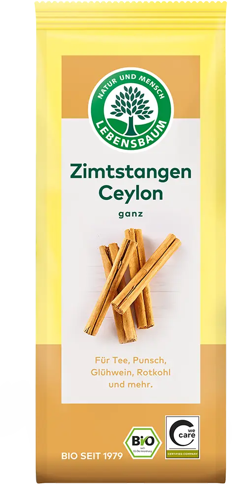 CYNAMON CEJLOŃSKI LASKA BIO (6 szt.) – LEBENSBAUM