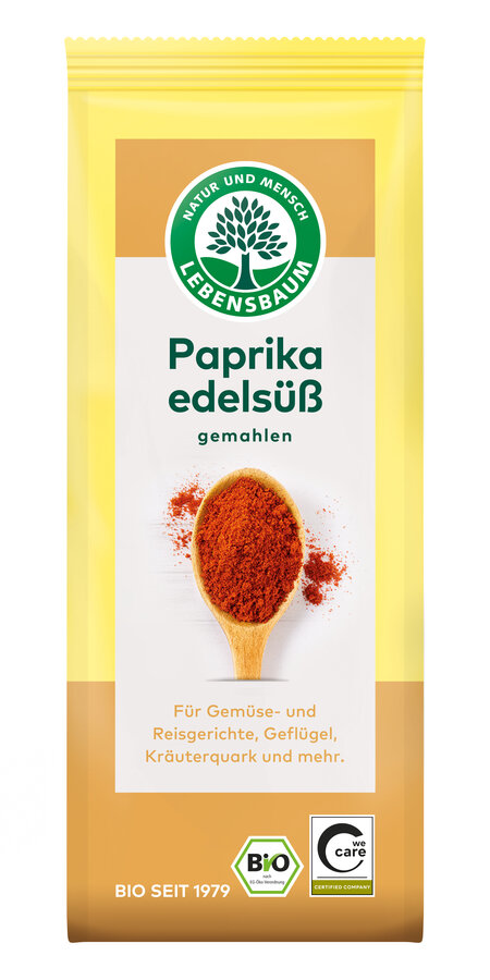 PAPRYKA SŁODKA MIELONA BIO 50 g – LEBENSBAUM