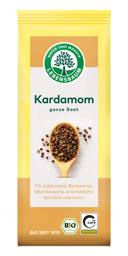 KARDAMON ZIARNO BIO 50 g – LEBENSBAUM
