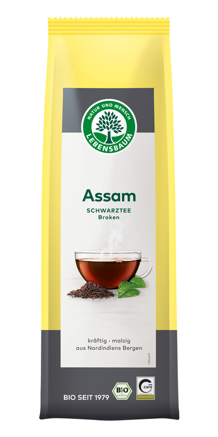 HERBATA CZARNA ASSAM LIŚCIASTA BIO 100 g – LEBENSBAUM