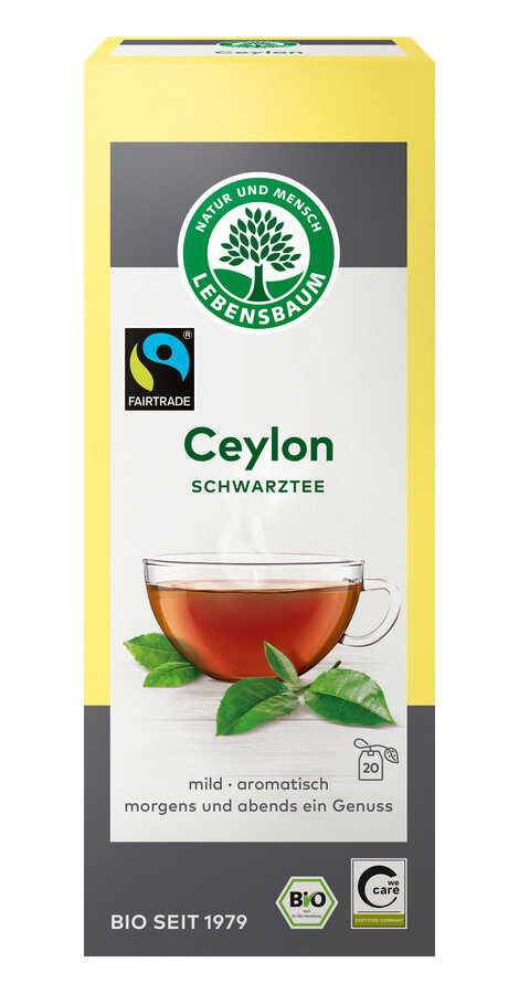 HERBATA CZARNA CEJLOŃSKA FAIR TRADE BIO (20 x 2 g) 40 g – LEBENSBAUM