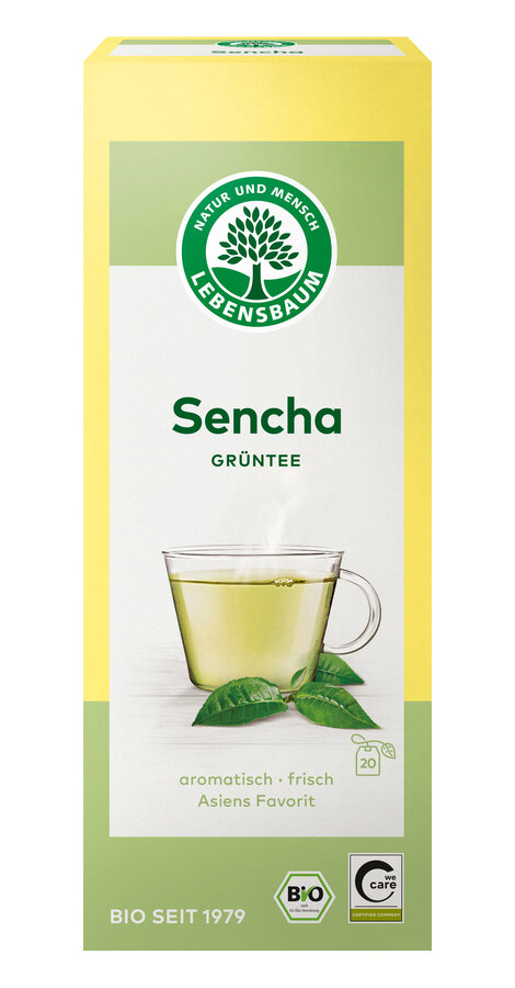 HERBATA ZIELONA SENCHA BIO (20 x 1,5 g) 30 g – LEBENSBAUM