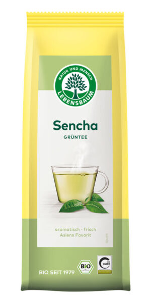 HERBATA ZIELONA SENCHA LIŚCIASTA BIO 75 g - LEBENSBAUM