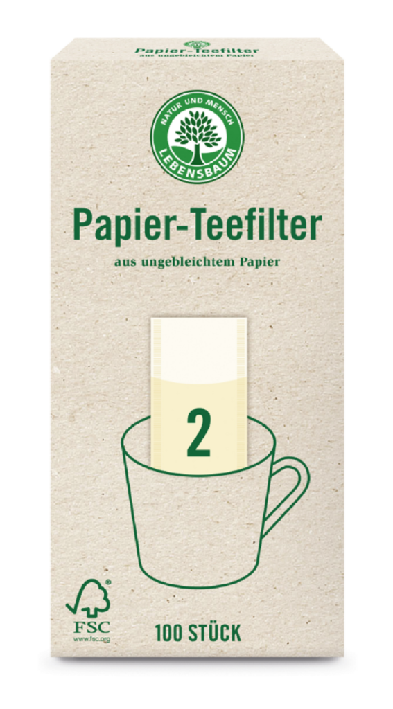 SASZETKI DO PARZENIA HERBATY ROZMIAR 2 – MAŁE (100 szt.) – LEBENSBAUM