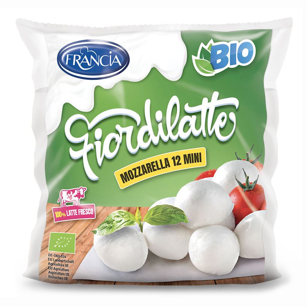 MOZZARELLA MINI BIO 450 g (250 g) – FRANCIA