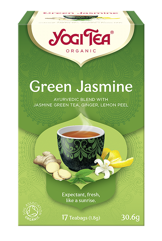 HERBATA ZIELONA JAŚMINOWA (GREEN JASMINE) BIO (17 x 1,8 g) 30,6 g – YOGI TEA