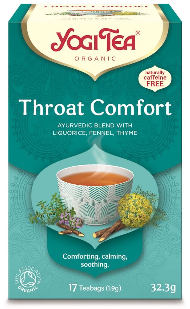HERBATKA NA GARDŁO (THROAT COMFORT) BIO (17 x 1,9 g) 32,3 g – YOGI TEA