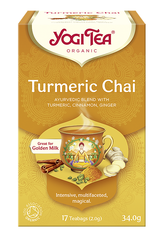 HERBATKA ZŁOTY CHAI Z KURKUMĄ (TURMERIC CHAI) BIO (17 x 2 g) 34 g – YOGI TEA