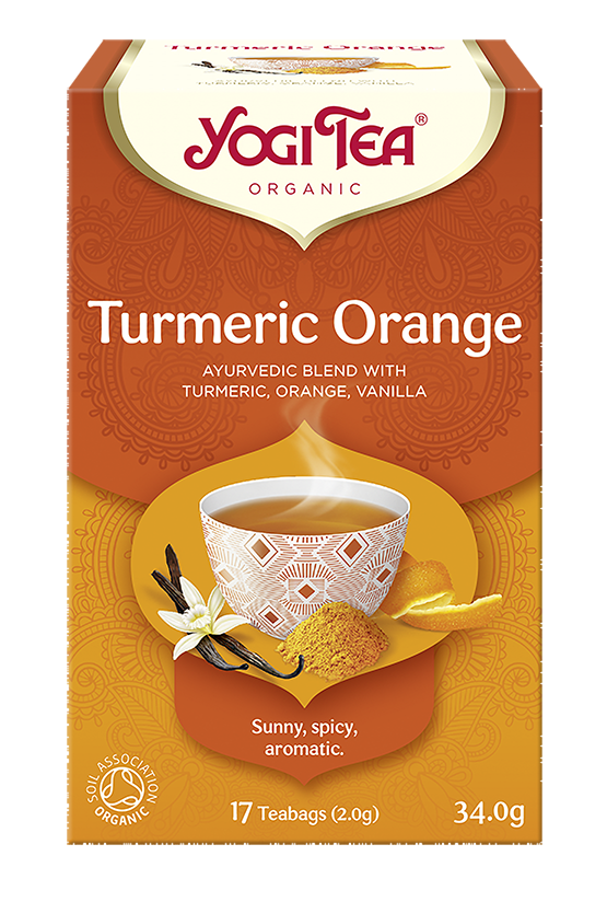 HERBATKA KURKUMA POMARAŃCZA (TURMERIC ORANGE) BIO (17 x 2 g) 34 g – YOGI TEA