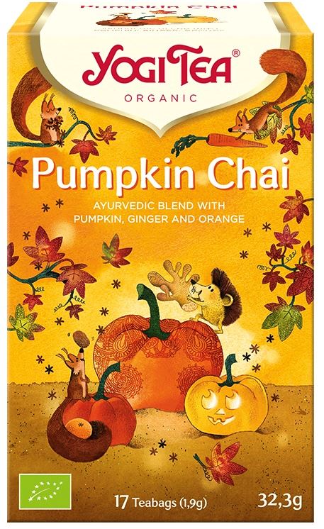 HERBATKA DYNIOWA (PUMPKIN CHAI) BIO (17 x 1,9 g) 32,3 g – YOGI TEA (PRODUKT SEZONOWY)