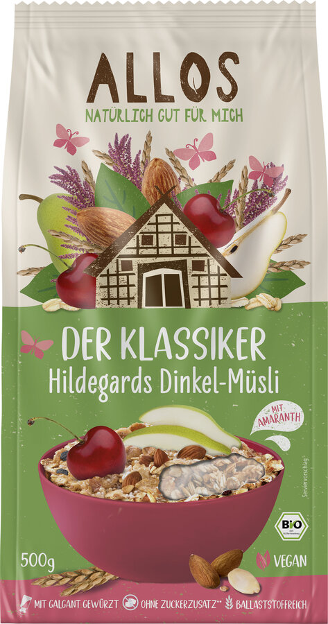 MUSLI ORKISZOWE ŚW. HILDEGARDY BIO 500 g – ALLOS