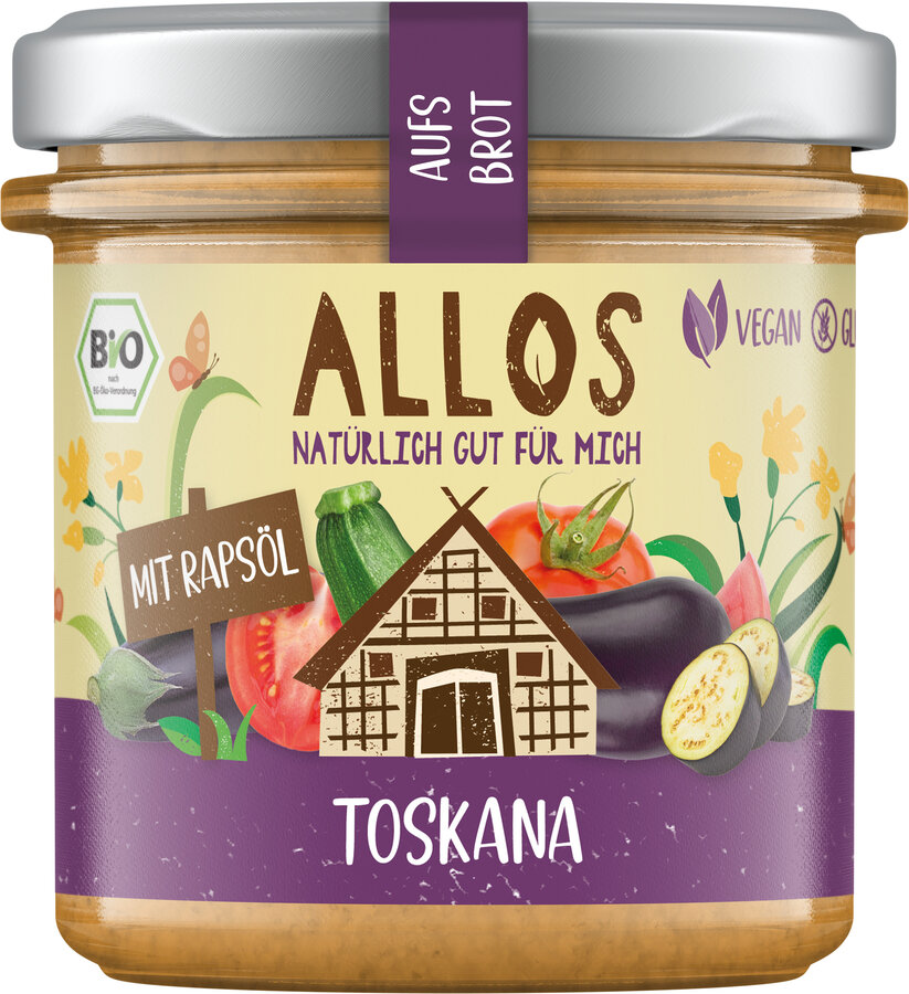 PASTA KREMOWA TOSKANA BEZGLUTENOWA BIO 140 g – ALLOS