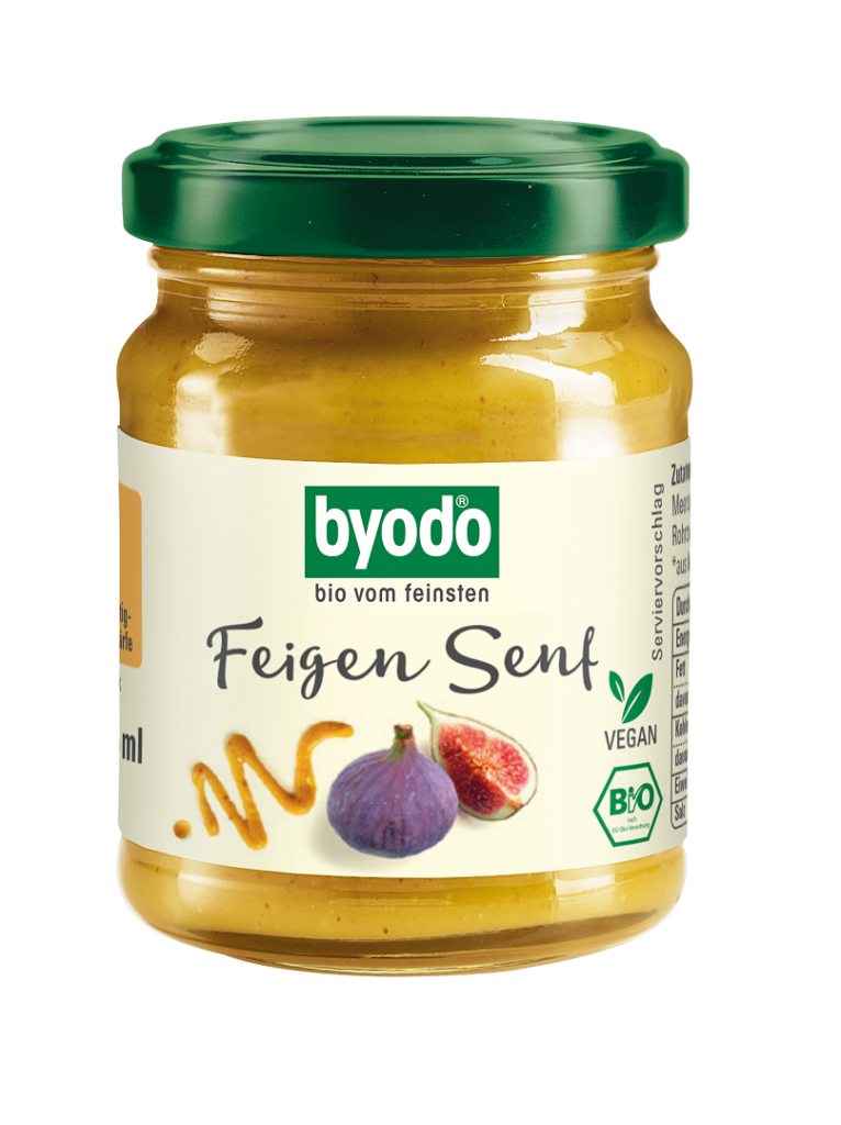 MUSZTARDA FIGOWA BEZGLUTENOWA BIO 125 ml – BYODO