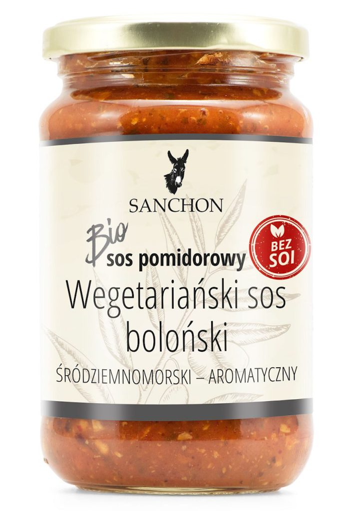 SOS BOLOGNESE WEGAŃSKI BEZGLUTENOWY BIO 330 ml – SANCHON