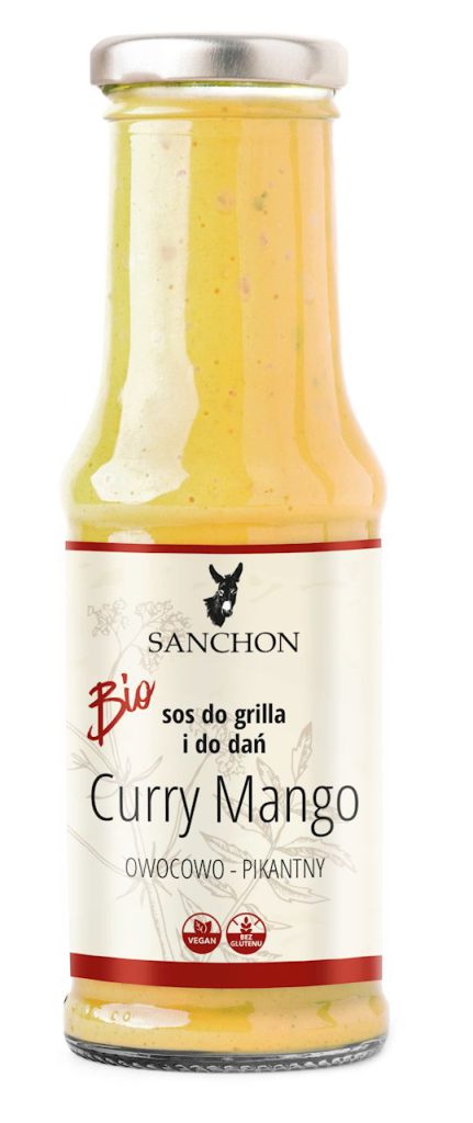 SOS CURRY MANGO BEZGLUTENOWY BIO 210 ml – SANCHON