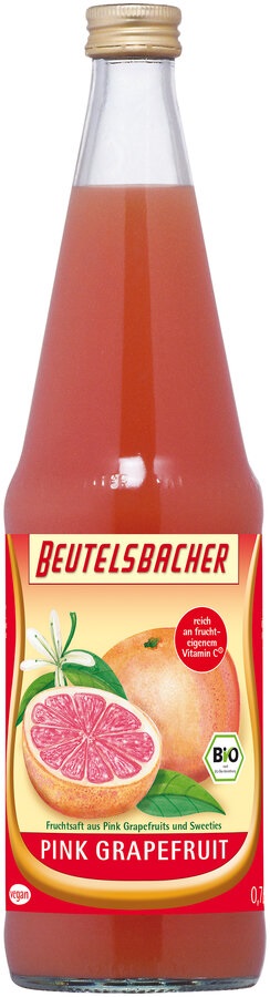 SOK Z RÓŻOWYCH GREJPFRUTÓW NFC BIO 700 ml – BEUTELSBACHER