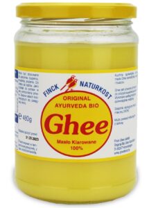MASŁO KLAROWANE GHEE BIO 480 g - FINCK AYURVEDA