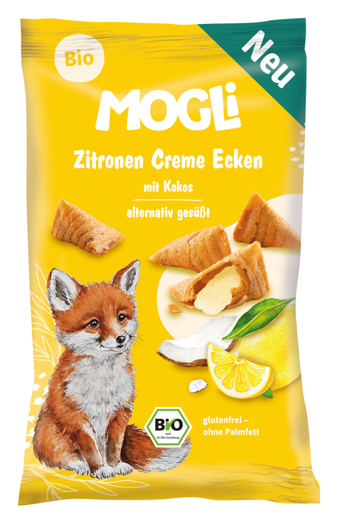 ROŻKI Z KREMEM KOKOSOWO – CYTRYNOWYM BEZGLUTENOWE BIO 30 g – MOGLI