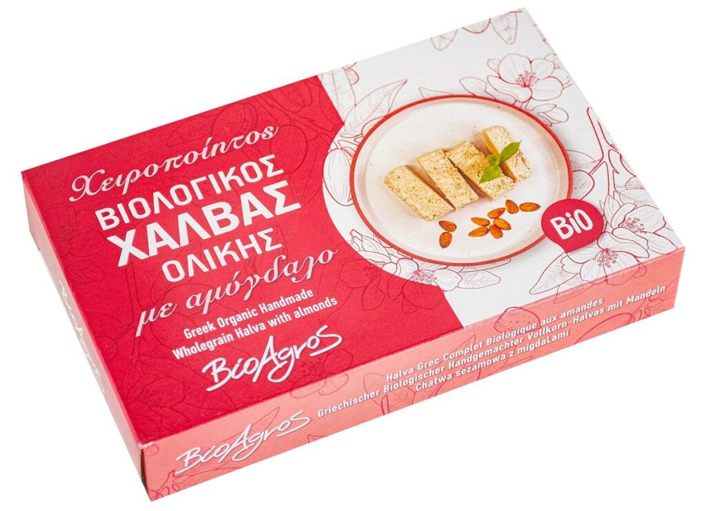 CHAŁWA Z MIGDAŁAMI BIO 200 g – BIOAGROS