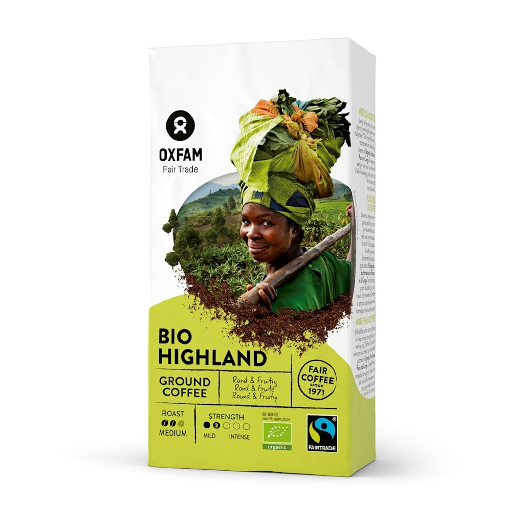 KAWA MIELONA ARABICA/ROBUSTA WYSOKOGÓRSKA FAIR TRADE BIO 250 g – OXFAM